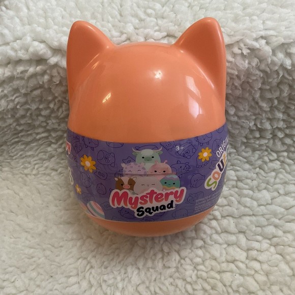 Squishmallows Mystery Squad 2023 Easter Egg 8" Plush Brand New Sealed Peach - Picture 2 of 5